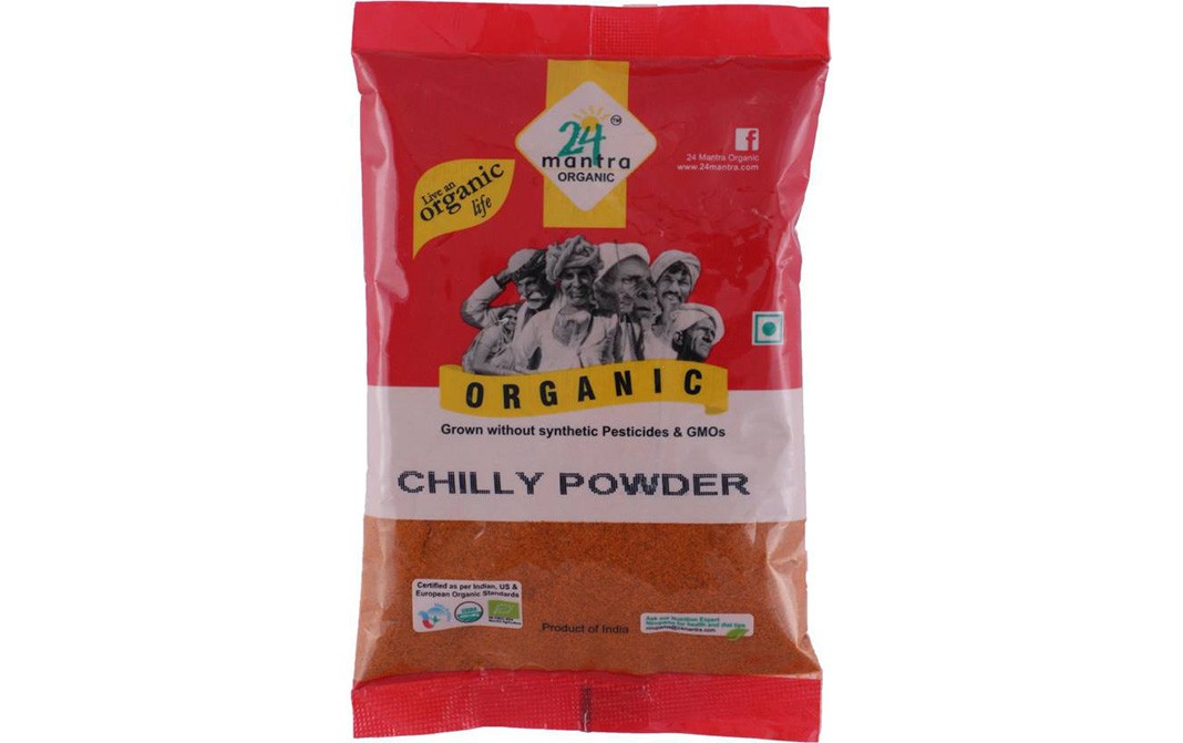 24 Mantra Organic Chilly Powder    Pack  100 grams